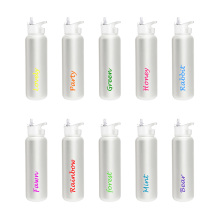 2021 New Top Selling 500ml BPA Free Insulated Double Wall Vacuum Water Bottle with Flip Straw